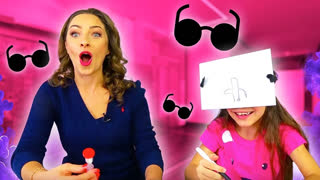 Вики Шоу Лучшее Видео - BLIND CHALLENGE Слепой Челлендж Угадай Что у Меня на Лбу Вика против Мамы /// Вики Шоу