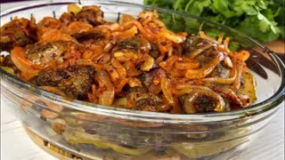 Рецепт из старой БАБУШКИНОЙ тетради! Вкусно! Едят даже те,кто не любит ПЕЧЕНЬ!Печень "По-Берлински"