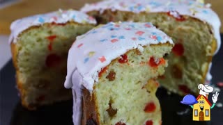Ленивый Кулич БЕЗ ДРОЖЖЕЙ и лучшая ГЛАЗУРЬ для кулича!